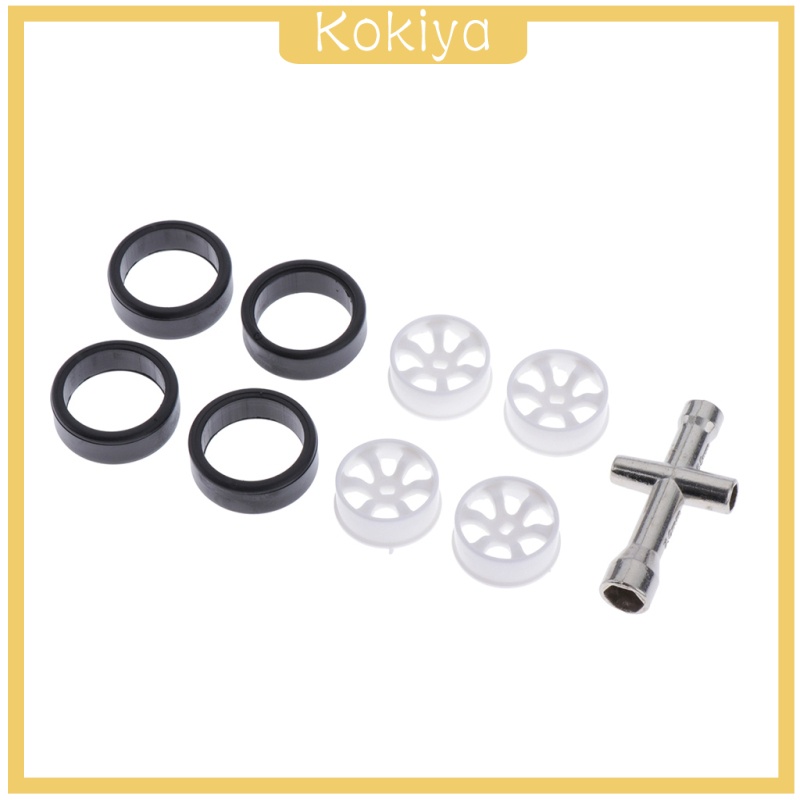 Bánh Xe Cao Su Kèm Cờ Lê Chữ Thập Cho Xe Điều Khiển Từ Xa Wltoys K969