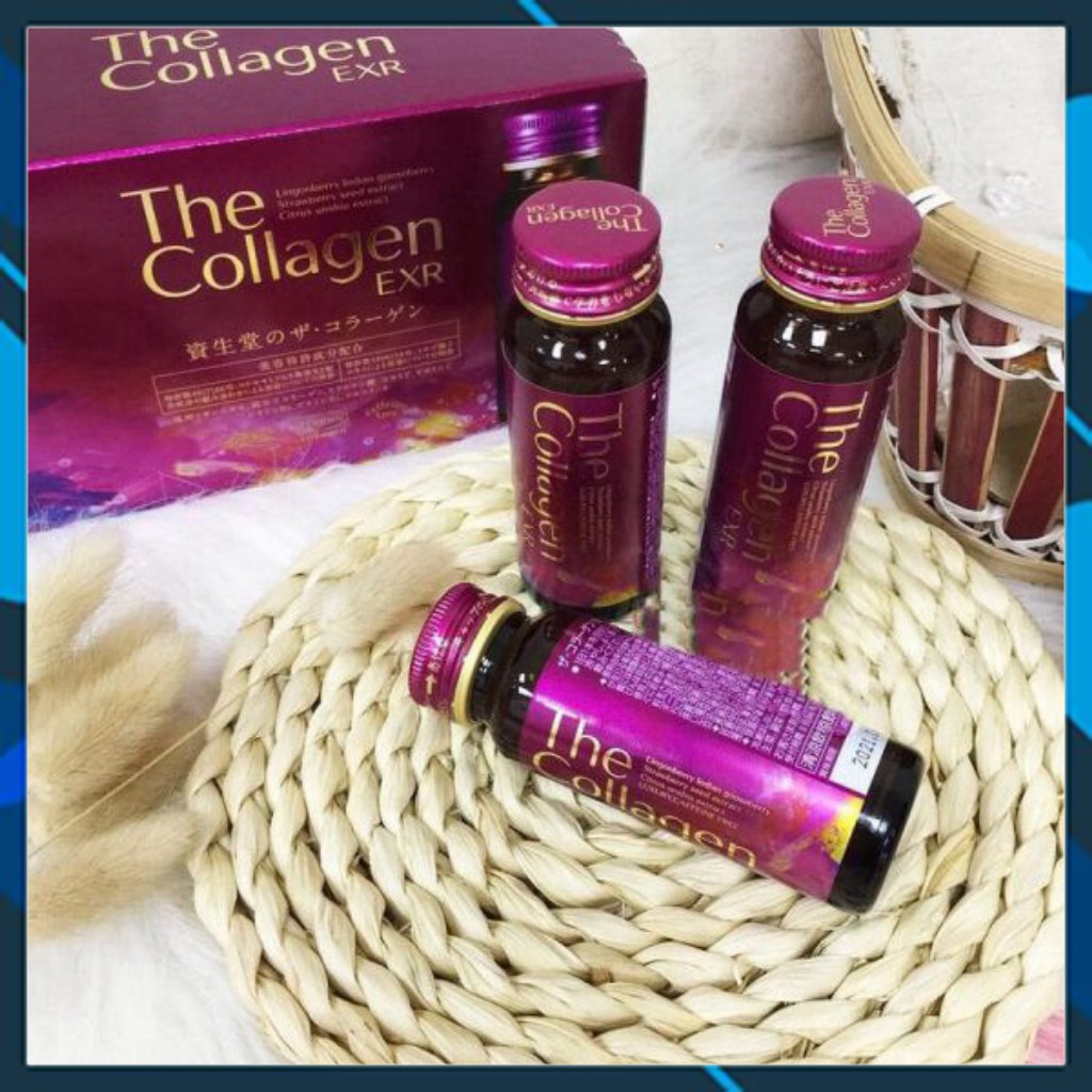 [Date3/2022] Shiseido The Collagen EXR hộp 10 chai x 50ml Nhật Bản