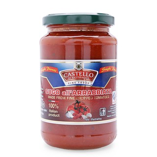 Sốt mỳ Spaghetti Arrabbiata hiệu Castello 350g