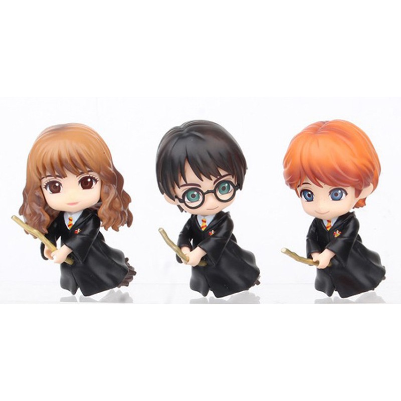 Mô hình 3 nhân vật HARRY POTTER - RON - HERMIONE