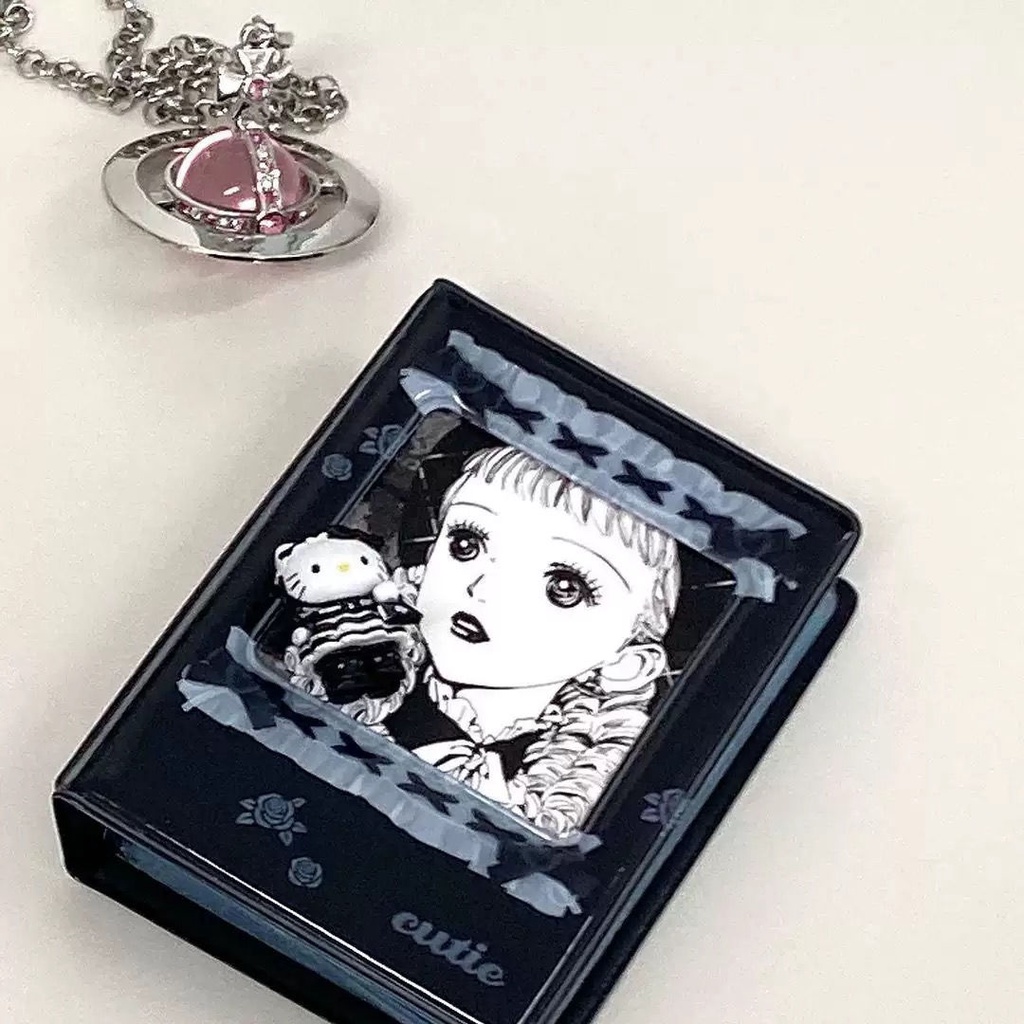 Galicici INS Sách Ảnh Polaroid Họa Tiết Ngôi Sao Theo Phong Cách Ren