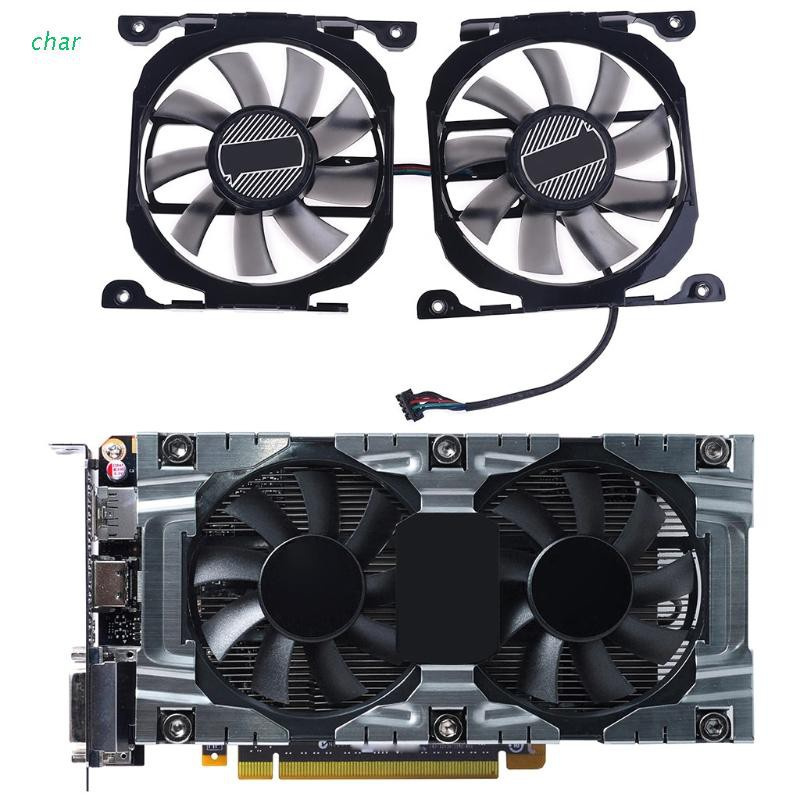 1 Cặp Quạt Làm Mát L196 8015pwm-4p Dc 12v 0.45a Dành Cho Máy Inno3D 260 Gtx 750ti Gtx660 Gtx 750