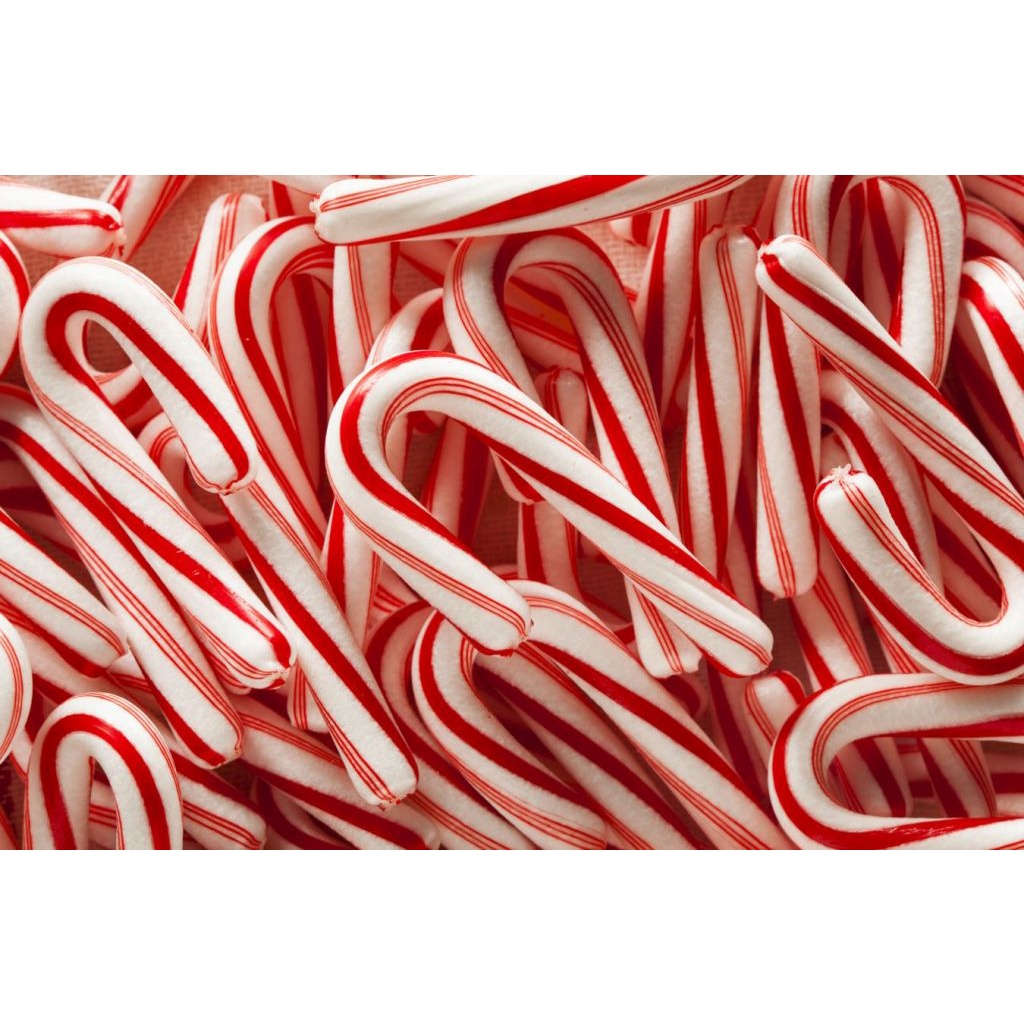 Kẹo cây gậy bạc hà Mini Brachs Peppermint Candy Canes - Mỹ