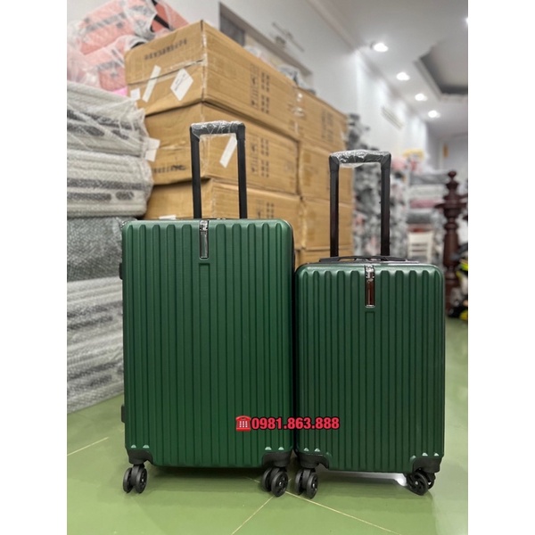 Vali du lịch vali kéo Cao Cấp Size20/24inch KS-155/T02 chống va đập trầy xước bảo hành 5 năm