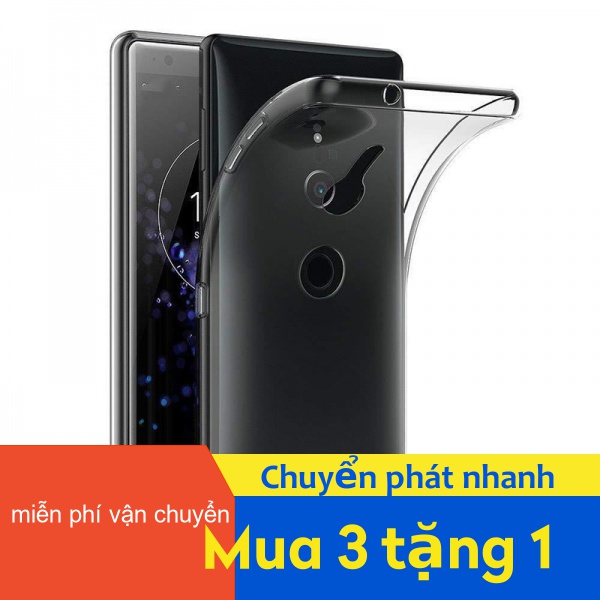 ốp điện thoại TPU trong suốt chống sốc cho Sony Xperia 5 C6 XA Z1Z3 Z4 Z5 XA1 Ultra Plus