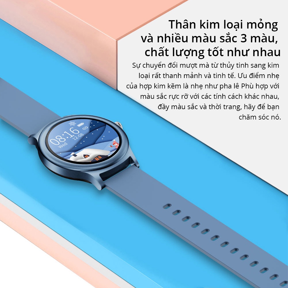 Đồng hồ thông minh Colmi V31 Theo dõi nhịp tim Thiết bị theo dõi thể thao Kết nối Bluetooth Ip67 chống nước cho iOS Xiaomi Android