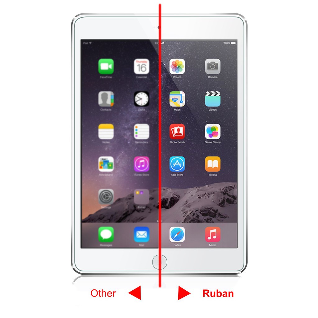 Kính cường lực toàn màn hình cho iPad 2017 / 2018 / Air1 / 2 / Mini1 2 3 4 / pro 9.7