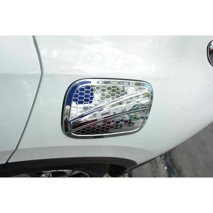 Ốp Nắp Bình Xăng Xe Honda CR-V 2018 2019 2020 2021 mẫu mạ Crom