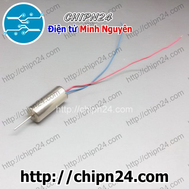 [1 CÁI] Động cơ Mini 716 trục 0.8mm dây Đỏ Xanh