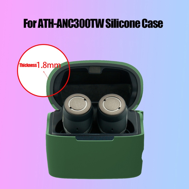 Vỏ Bảo Vệ Hộp Sạc Tai Nghe Airpods ATH-ANC300TW Bằng Silicon Chống Rơi | BigBuy360 - bigbuy360.vn