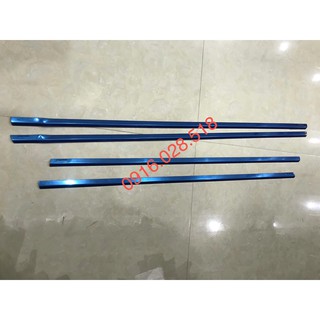 NẸP INOX CHÂN KÍNH CỬA XE INNOVA 2008-2010-2012-2013 CHỔNG GỈ CAO CẤP