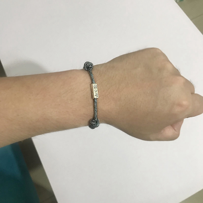 Bộ 2 Vòng Tay Tình Bạn Bện Từ Tính