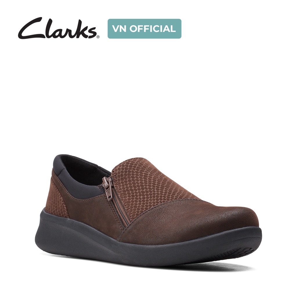Giày Lười Nữ CLARKS Sillian2.0 Day màu Nâu