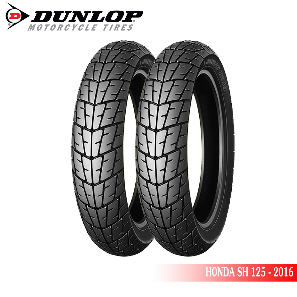 Cặp lốp xe HONDA SH 125 2016 DUNLOP TRƯỚC 100/80-16 K330 và SAU 120/80-16 K330