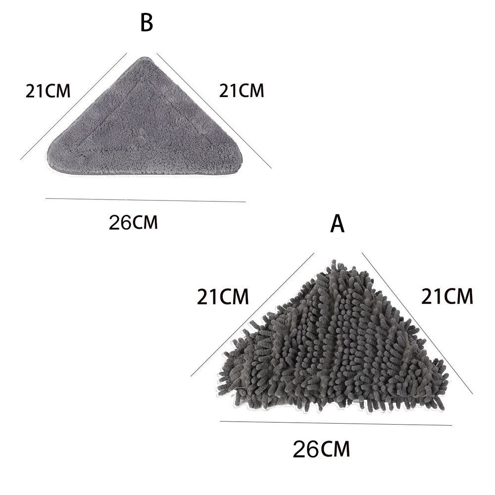 Đầu lau nhà hình tam giác bằng sợi micro thay thế đa năng tiện dụng