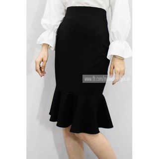 Chân Váy công sở form bút chì đuôi cá midi