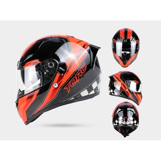 Mũ bảo hiểm Fullface TORC đỏ caro