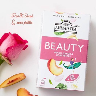 Trà thảo mộc ahmad nature benefits - beauty infusion