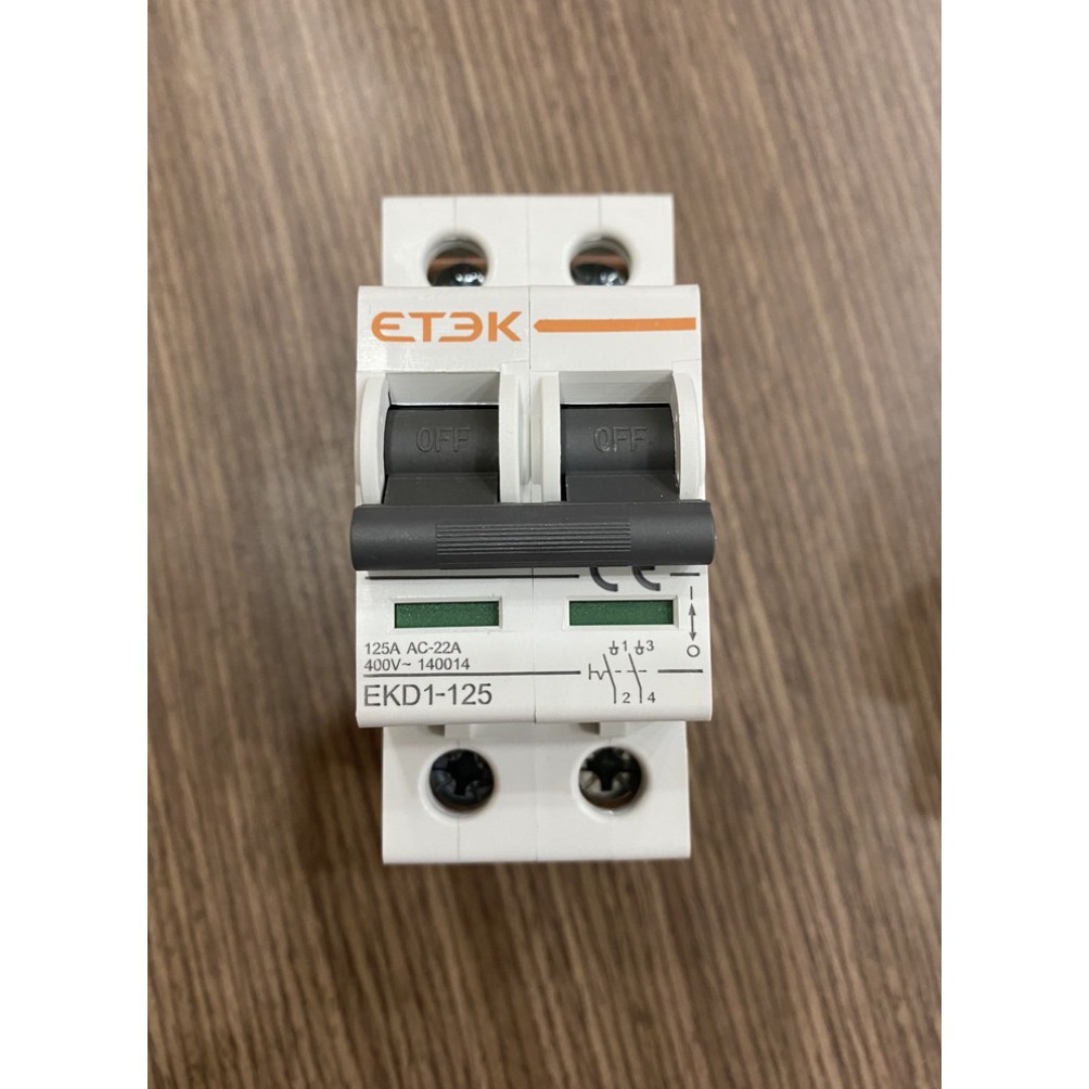 Cầu dao CB đóng ngắt AC 125A ETEK