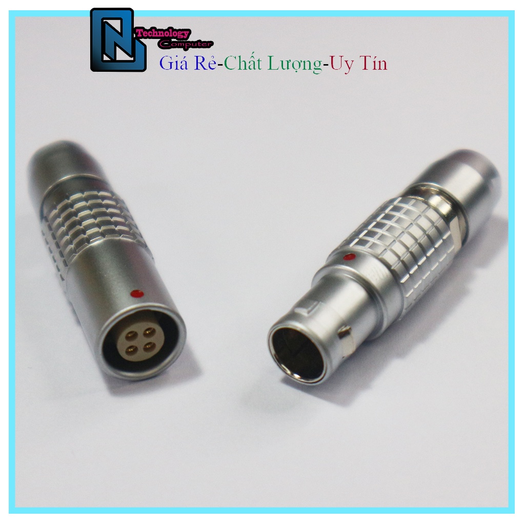 Bộ Kết Nối LEMO Connector 4 Lõi Kích Thước 1B Phong Cách Hàng Không Thích Hợp Làm Đồ Handmade Cao Cấp