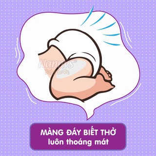 Tã/Bỉm dán Nannys S/M/L/XL/XXL 50 chiếc/bịch