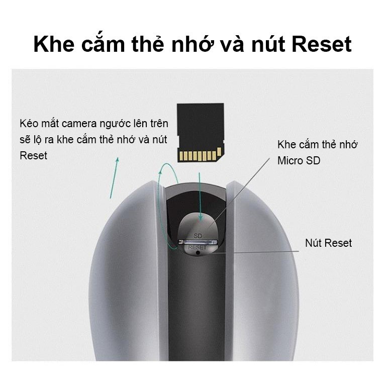 Camera wifi không dây an ninh siêu nhỏ xoay 360 ĐỘ QCT 1080P gen2