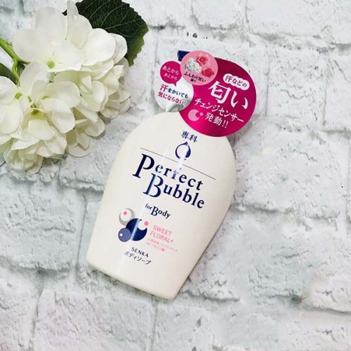 Sữa Tắm Dưỡng Ẩm Hương Hoa SENKA Perfect Bubble For Body Floral 500ml