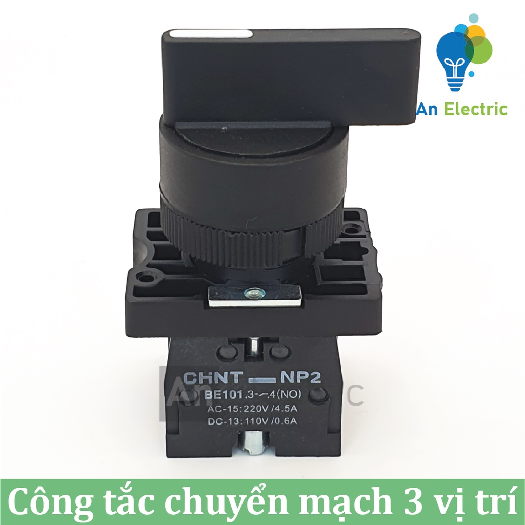Công tắc xoay chuyển mạch 3 vị trí NP2-EJ CHINT – Công tắc chuyển mạch