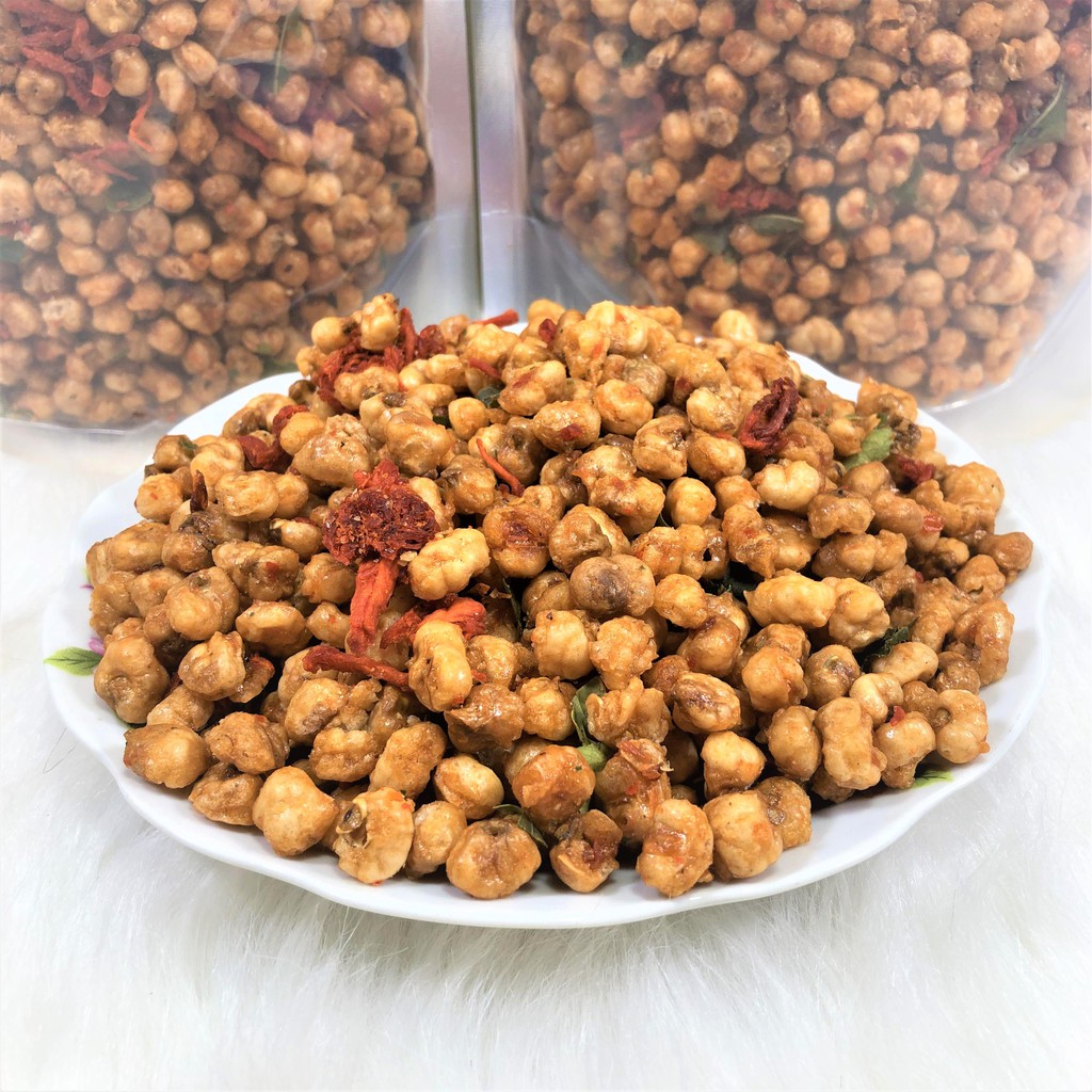 1KG Bắp Sấy Rim Khô Bò Lá Chanh Ngon