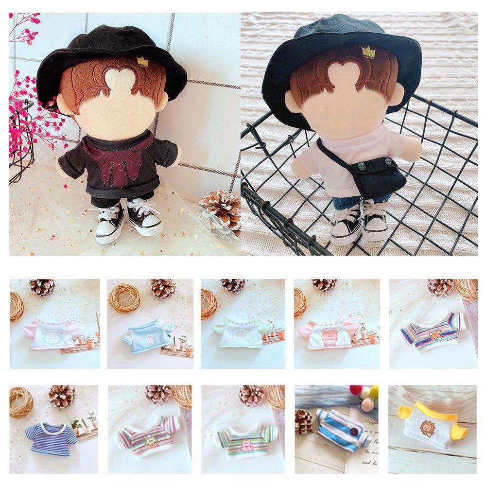 RAINBOW For 20cm T-Shirt Handmade Suit Collocation Doll Clothes Toys Replacement Clothes DIY Clothing Short Sleeved