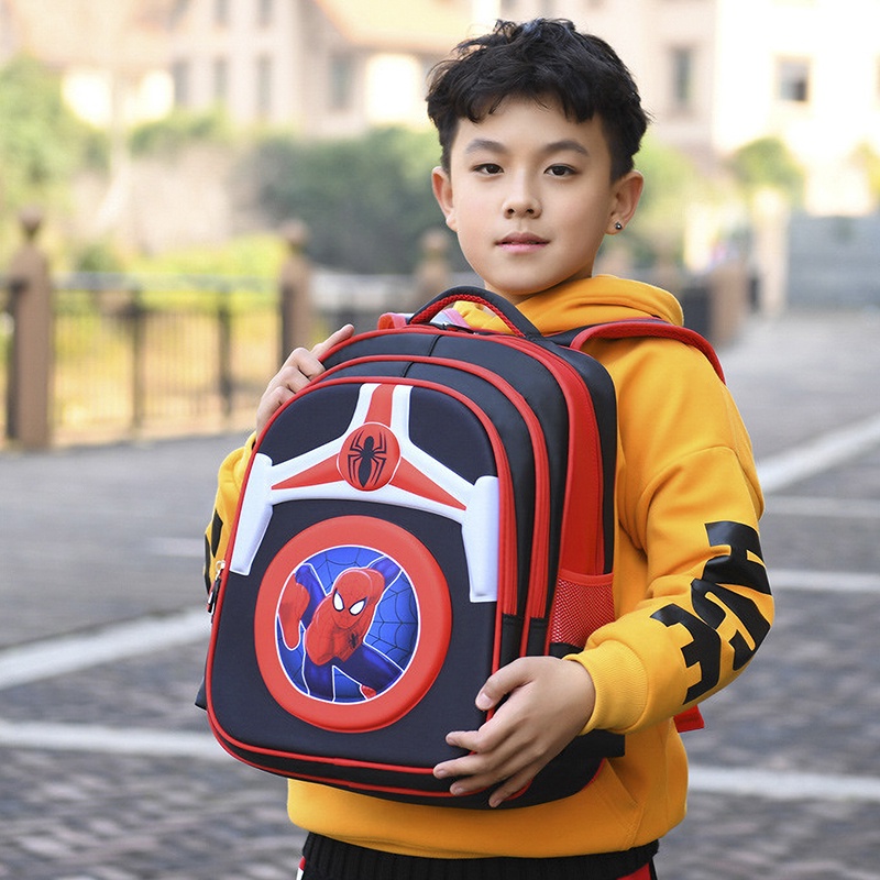 Balo học sinh tiểu học cho bé trai - In hình 3D nhân vật siêu anh hùng - Chống gù, chống nước, siêu nhẹ, siêu bền