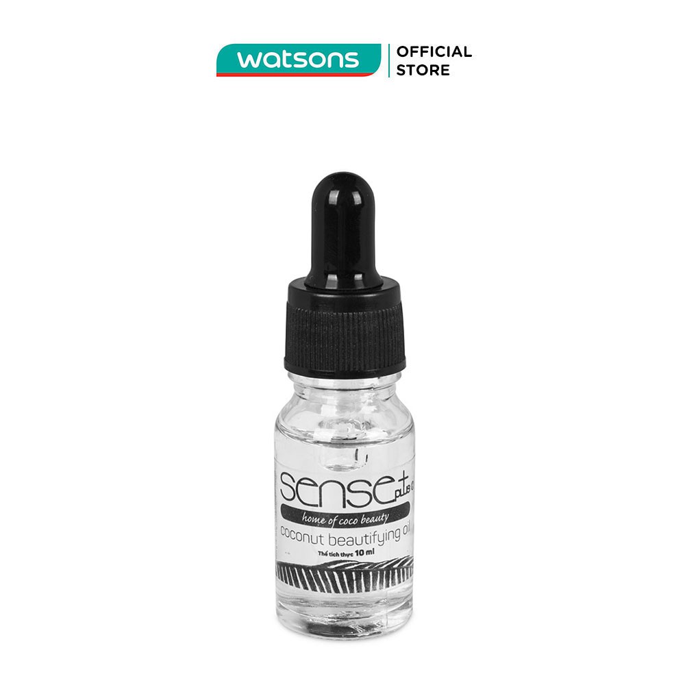 Tinh Dầu Dừa Sense Plus Coconut Beautifying Oil Làm Đẹp Da Căng Tóc Mượt 10ml