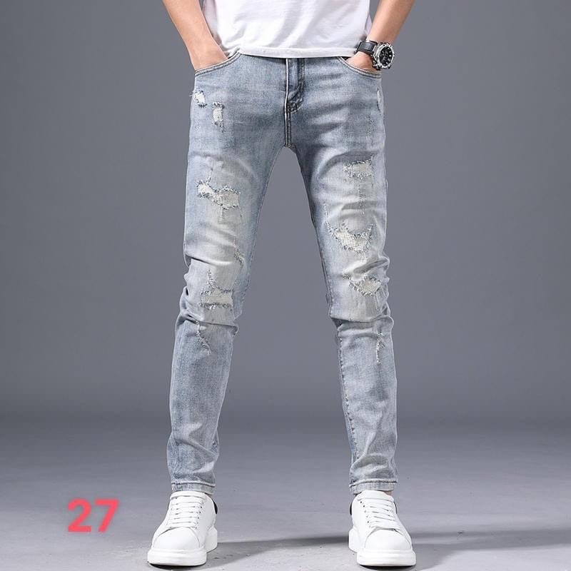 Quần Jean Nam Chất Co Giãn, Không Bai Màu, Dáng Ôm Body, Hit Hót (ảnh kèm video)Thời Trang Phong Cách tp_shop_ 87 ms1003