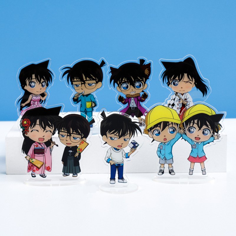 Standee THÁM TỬ LỪNG DANH CONAN Detective Conan mini anime mica chibi trang trí trưng bày mô hình