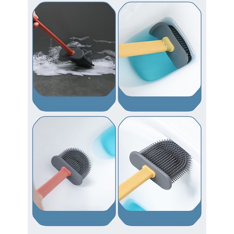 Cọ vệ sinh cây chà bồn cầu silicon cao cấp siêu sạch