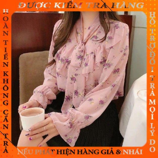 Áo hoa hàn quốc siêu đẹp chọn mẫu trên livetream lyxe