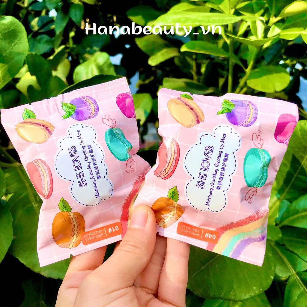 Ủ MÔI DƯỠNG MÔI SHE LOVES Dưỡng Môi Cấp Ẩm Làm Hồng Giảm Nếp Nhăn Nội Địa Trung