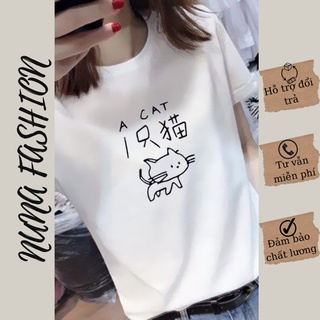 Áo phông nam nữ áo thun nam nữ form rộng tay ngắn đẹp cổ tròn in hình siêu đẹp NUNA FASHION AT19