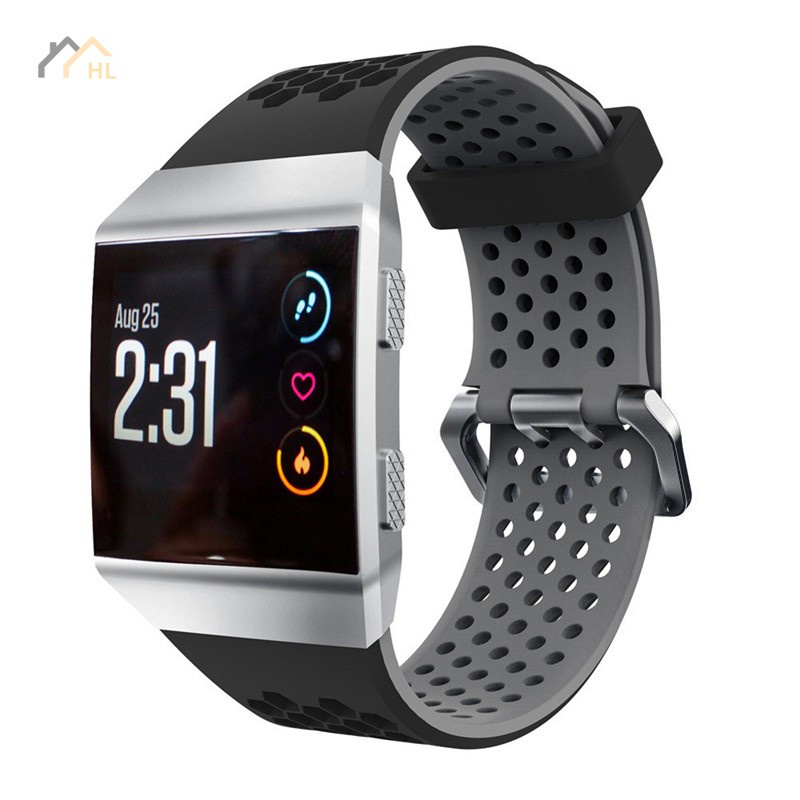 Dây Đeo Thay Thế Chất Liệu Silicon Màu Trơn Cho Fitbit Ionic