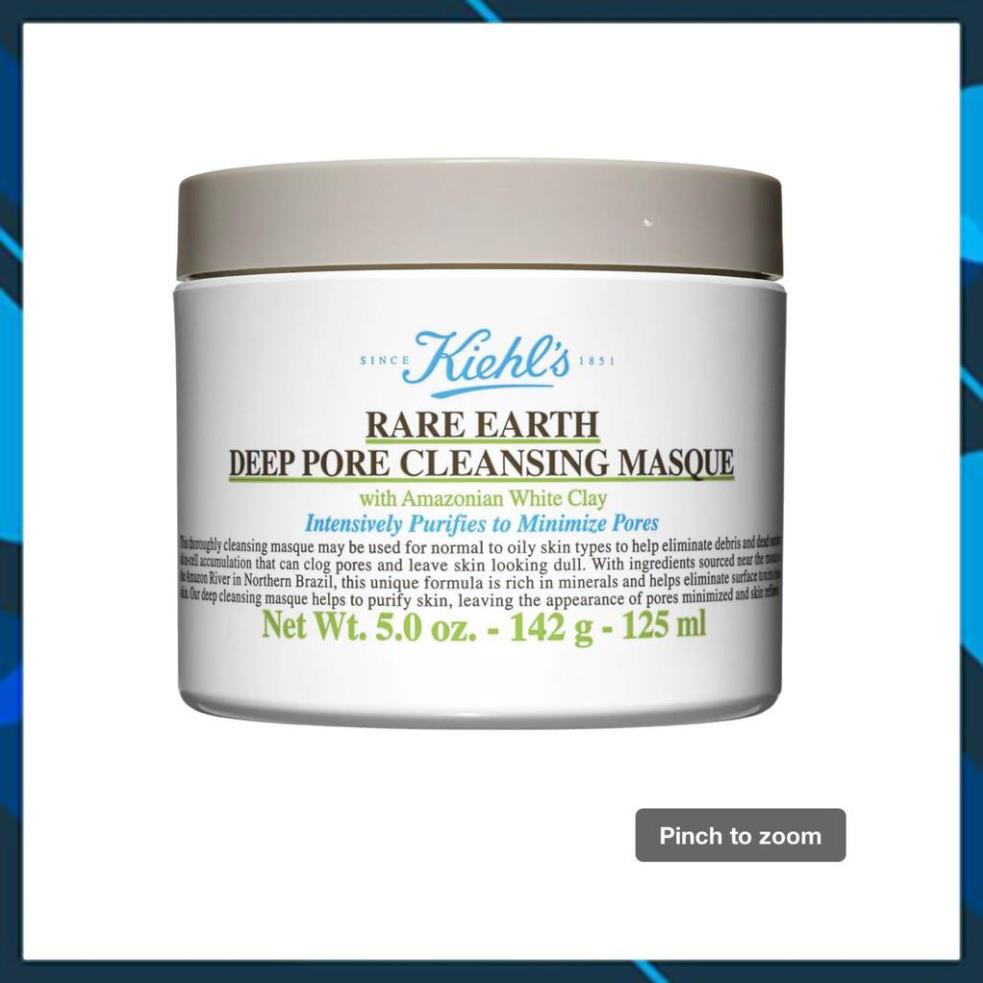 (✿◠‿◠) Mặt Nạ Đất Sét Rare Earth Deep Pore Cleansing Masque ⭐️Size 125ml  (◠‿◠✿)