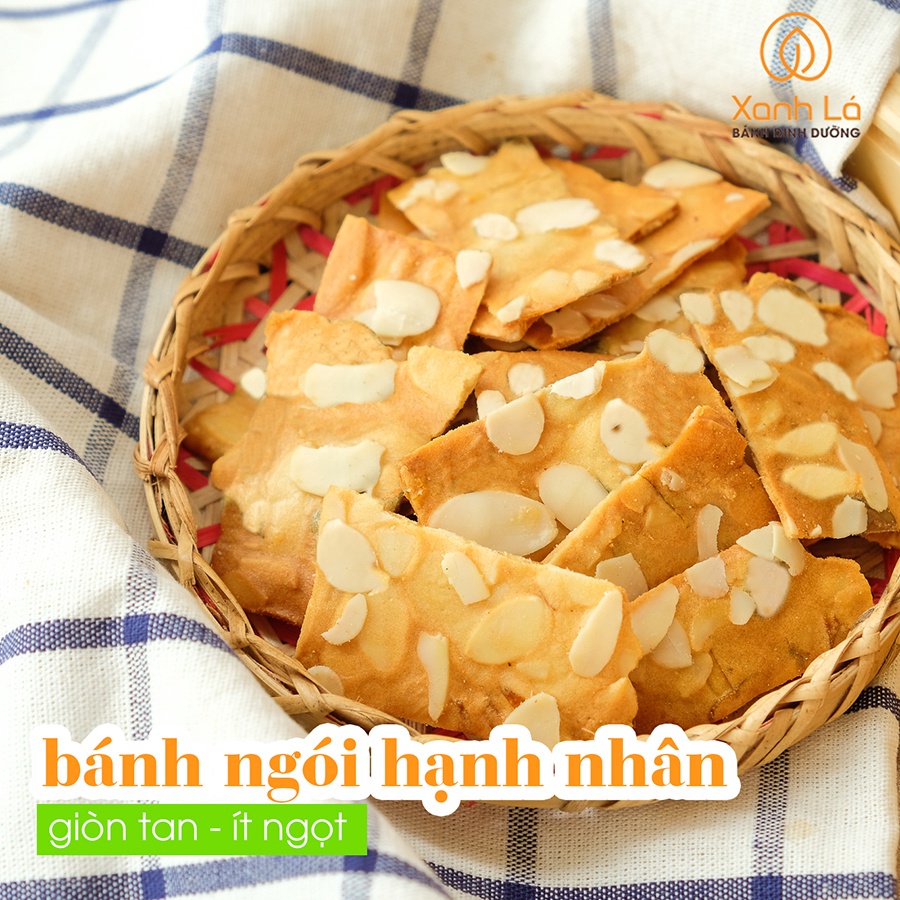 Bánh hạt ngũ cốc ăn vặt healthy - mix 3 loại bánh ăn kiêng, giảm cân lành mạnh KHÔNG BƠ SỮA Xanh Lá