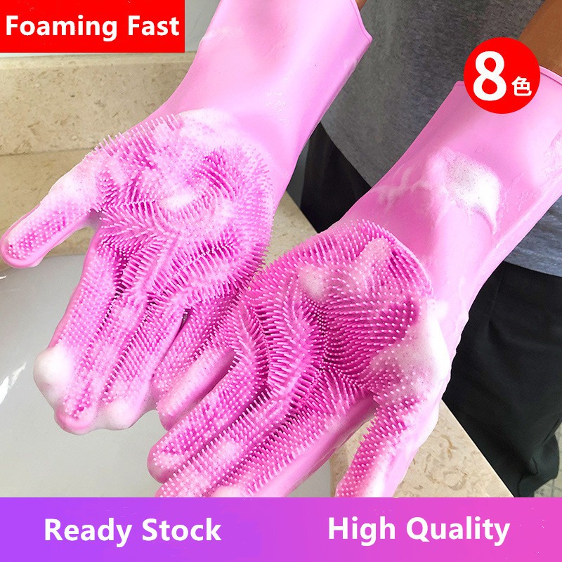 Găng tay silicone rửa chén chịu nhiệt độ cao thân thiện với môi trường