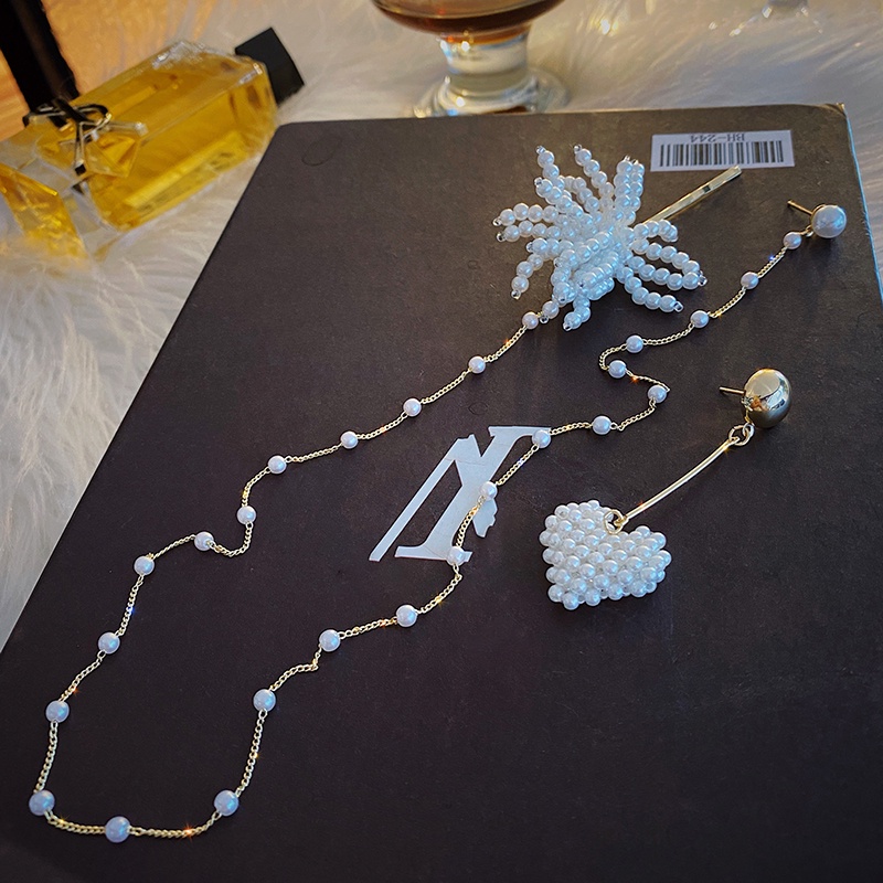 [FREESHIP ĐƠN 50K] HOA TAI BẠC 925_PEARL PEARL_THIẾT KẾ KHÔNG ĐỐI XỨNG_M1394