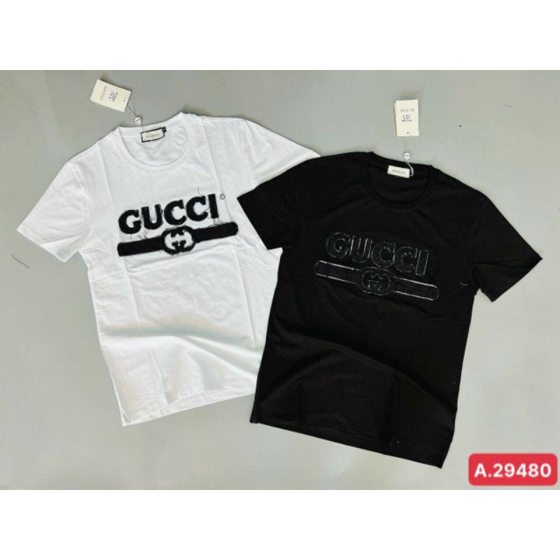 Áo phông gucci rách loang