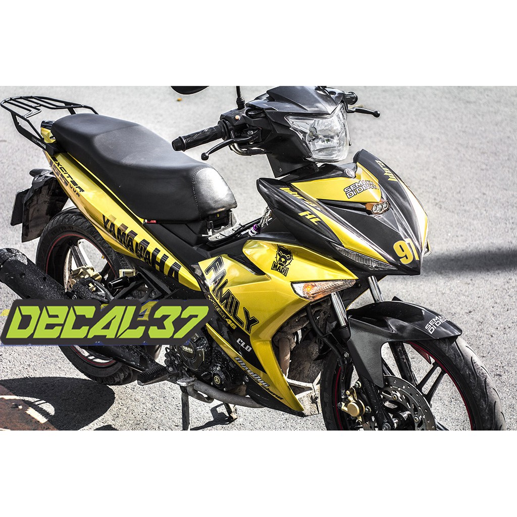 Tem Trùm Exciter 150 Ramos đen vàng