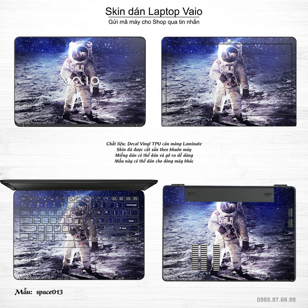 Skin dán Laptop Sony Vaio in hình không gian _nhiều mẫu 3 (inbox mã máy cho Shop)