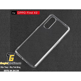 Ốp lưng silicon dẻo trong suốt OPPO Find X2