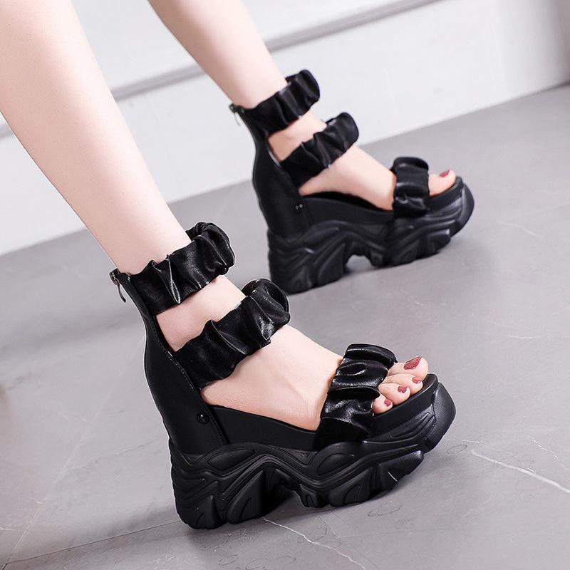 Xăng đan Thể Thao Đế Dày Cao Gót Thời Trang Mùa Hè Hàng Mới Dành Cho Bạn Nữ s 2022