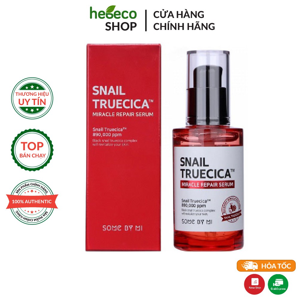 Tinh Chất Ốc Sên Phục Hồi Da SOME BY MI Snail Truecica Miracle Repair Serum 50ml - Hàn Quốc Chính Hãng