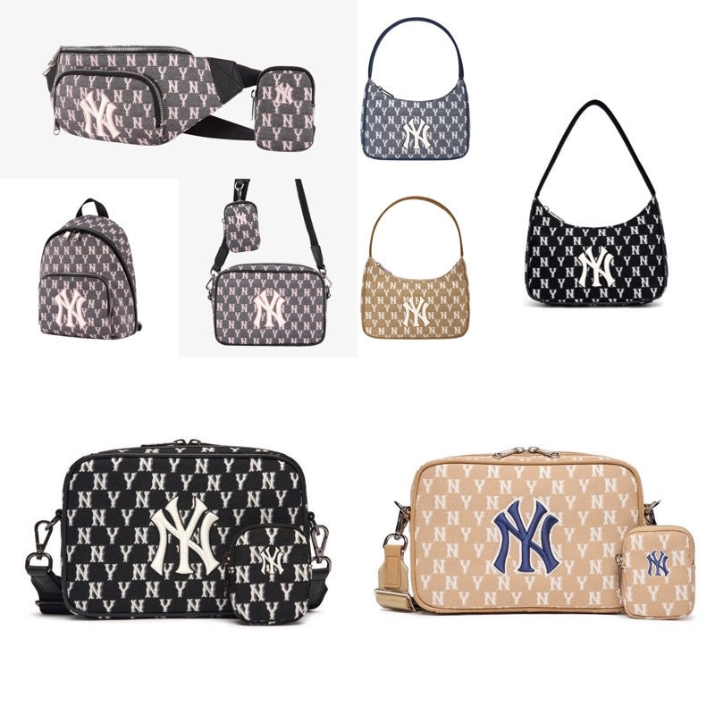Túi Đeo Chéo/ Kẹp Nách M.L.B Jacquard Monogram NY Yankees